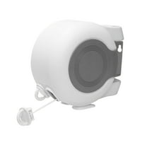 BUTOMKY Retractable Clothesline 100FT - Heavy Duty Double Line Windproof Clothes Hanger for Indoor/Outdoor, Wall Mounted Portable Laundry Line with PVC Cable, Space-Saving Drying Solution for Home‌