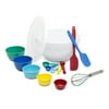Tasty Baking Kitchen Set with Large Melamine Mixing Bowl, Multicolor, 15 Piece