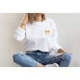 thumbnail image 2 of Moonlight Apparel Embroidered Floral Heart Bow Sweatshirt for Women Stitched Design Not Printed Minimalist Casual Crewneck Pullover, 2 of 7