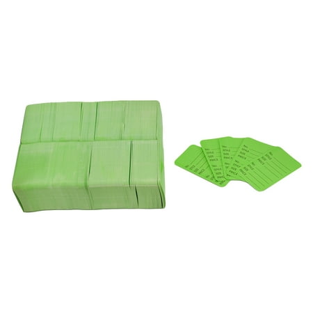 GREEN 1000 PCS Large Perforated  Hang Tags Coupon Price Paper Label Card 1-3/4