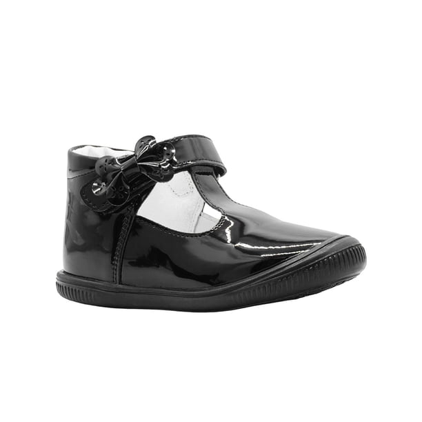 Zapato Escolar Para Niña Charol Negro Plantilla Arco Soporte negro 14