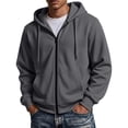 thumbnail image 3 of UDAUDU Zip Up Hoodies for Men Y2K Hoodies Work Athletic Long Sleeve Lightweight Comfortable Vintage Streetwear with Pocket S, 3 of 8