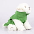 thumbnail image 3 of Aosijia Warm Pullover Fleece Dog Jacket with D-Ring Winter Pet Vest Clothes Dog Sweater Green S, 3 of 14