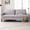 Gray, variant on 78" Modern Loveseat Sofa, Mid-Century Couch with Removable Cover, Solid Wood Frame, Easy Assembly for Living Room, Office & Small Spaces (Gray)