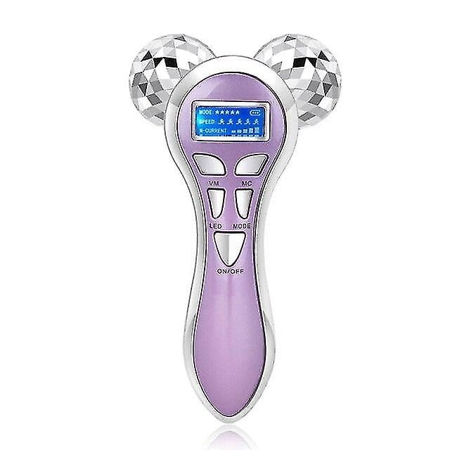 Limpiadores faciales, masajeador vibratorio con microcorriente, rodillo 4D