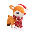thumbnail image 4 of Reno de peluche navideño, juguete de peluche de reno, juguete de peluche navideño, linda mascota Marrón claro, 4 of 9