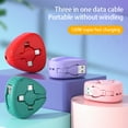 thumbnail image 2 of HomeLife Phone Data Cable Retractable Wide Compatible Stable Output Multipurpose Extra-Long Fast Charging ABS 3-in-1 120W 6A Phone Charging Cable Data Cord for Office, 2 of 13