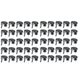 thumbnail image 1 of 50PCS Spray Nozzle for Bottles, Spray Bottle Nozzle Replacement Fits 8, 10, 16, 24, 32 Oz Plastic &, 1 of 5