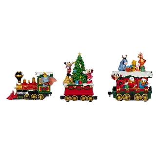 Disney 13-Piece Holiday Village Set with Musical Indoor Characters