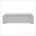thumbnail image 3 of Modern 3-Person Top Grain Italian Leather Sofa for Living Room with Reinforced Frame | Light Gray | Tight Back | Top Grain Leather, 3 of 10