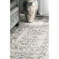 thumbnail image 2 of nuLOOM Arlena Vintage Area Rug, 8' 10" x 12', Grey, 2 of 4