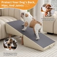 thumbnail image 6 of 2-in-1 Foldable Wooden Dog Stairs & Ramp for Small Dogs Cats, Split Ottoman Design Light Grey, 6 of 25