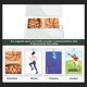 thumbnail image 4 of 10 Piezas de 130 Pt Portatarjetas Magnético Acrílico 4.33x2.87 Pulgadas Portatarjetas Transparente para Guardar y Exhibir Tarjetas Deportivas de Béisbol, 4 of 5