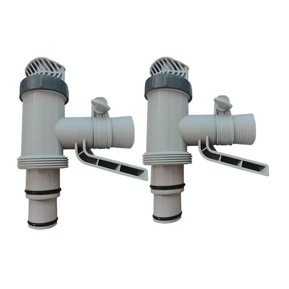 2Pcs Replacement Plunger Valve with Brackets for Above Ground Pool Essential Pool Main y5243