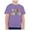 Purple, variant on Bearichfupo Children's Fashion Back To School Season Printed Round Neck Short Sleeve Casual T Shirt Top (10) 3-4 Years