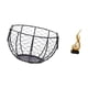thumbnail image 5 of Cesta de alambre para guardar huevos, cesta tejida de alambre de hierro, cesta de frutas y verduras campestres, estatua abstracta de fuego, adorno de, 5 of 8