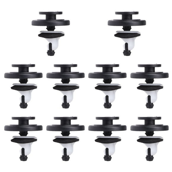 10pcs Car Tailgate Spoiler Clips 91513-T6A-003 For Honda For Civic Si 2017 For CR-V 2017-2021 For CR-V 2020-2021 For HR-V