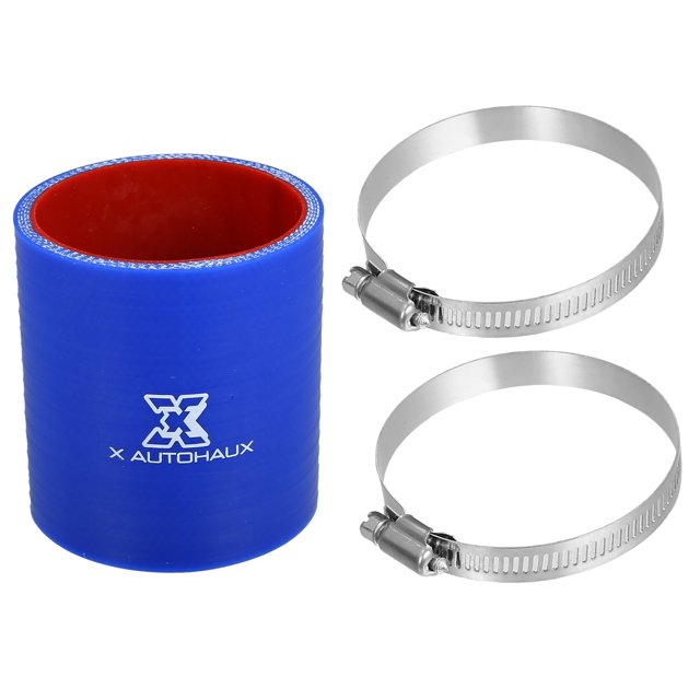 2.48" ID 2.99" Longitud Recto Silicona Rojouctor Manguera Azul para Coche