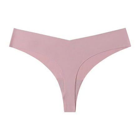 ERDOUY Womens Seamless Underwears Panties Sexy Lace Hipster Bikini Thong Briefs Panty Underwear for Women 3pcs(Pink L)