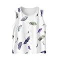 thumbnail image 1 of VEKDONE Tout-Petits Enfants Garçons et Mode Mignon Imprimé Doux Sans Manches Bas Camisole, 1 of 6