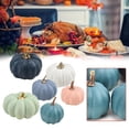 thumbnail image 5 of 16Pcs Artificial Autumn Pumpkins Fake Foam Pumpkins for Halloween Thanksgiving Halloween Decoration, 5 of 5