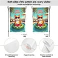 thumbnail image 3 of Summer Garden Flag with Hello Summer Text Double Sided Polyester Decorative Yard Flag for Outdoor Patio Lawn Decor 12.5x18 Inch Watermelon Cat Sunglasses Design#22081, 3 of 6