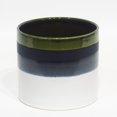 thumbnail image 1 of Green, Black And White Ceramic Planter, 1 of 1