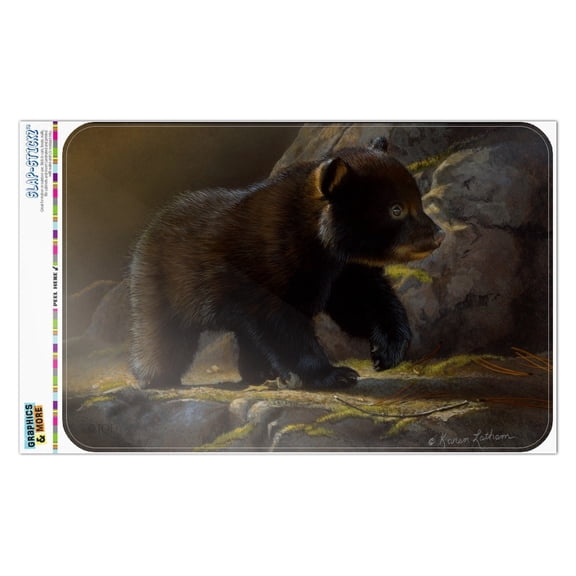 Black Bear Cub in the Morning Home Business Office Sign