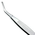 thumbnail image 3 of ​BE-TOOL 300mm Elbow Stainless Steel Curved Tweezers Kit Trimming Tool Silver, 3 of 6
