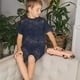 thumbnail image 4 of Balery Sunflowers Conjunto de Pijama Infantil de Manga Corta con Estampado – Ropa de Dormir de Algodón Suave-X-Large, 4 of 6