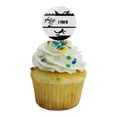 thumbnail image 5 of I Tri'd Triathlon Triathlete Swim Bike Run Tried Funny Cupcake Picks Toppers Decoration Set of 6, 5 of 6