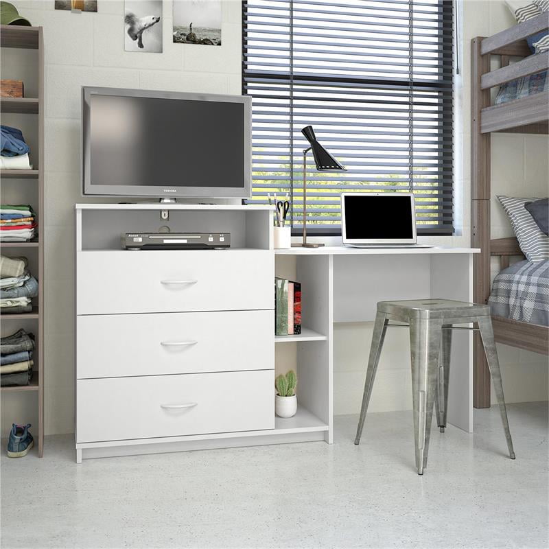 ameriwood home rebel media dresser and desk