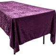 thumbnail image 2 of shiyou-Lush Nappe en Velours - Table Rectangulaire 60 x 102 Pouces, Prune, 2 of 4