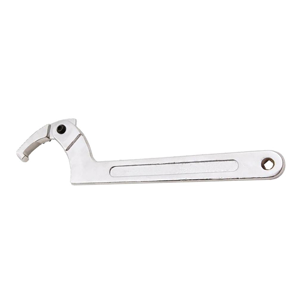 Adjustable 115-170mm Round Head Spanner Hook Wrench Tools 