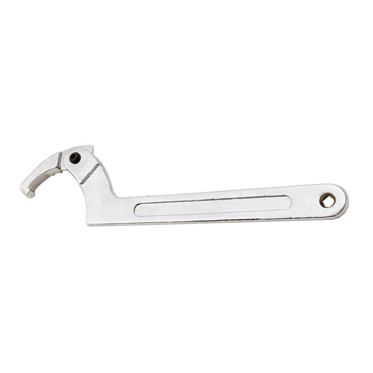 Adjustable Hook Wrench Pin Wrench C Spanner f/Auto -121mm Square Head, Size: 51-121mm Square Head, Other
