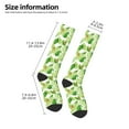 thumbnail image 4 of Fotbe Avocado And Tropical Palm Leaves print Women's Men's Novelty Crew Socks Cotton Socks Knee High Socks for Walking,Running,Nurses,Pregnancy, 4 of 8