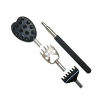 Telescoping Back Scratcher with 3Pcs Detachable Scratching Heads, Stocking Stuffers for Men Back Scratcher for Men/Dad/Women, White Elephant Gifts for Adults Christmas Gifts for Men Women