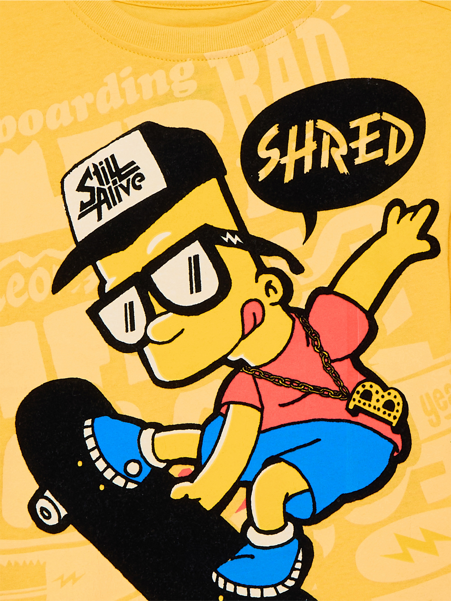 Bart Simpson Boys Graphic Tee with Short Sleeves, Sizes 4-18