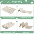 thumbnail image 3 of Baby Foam Mat Foldable Floor Play Mat for Babies,Toddlers, Infants, Reversible Waterproof Baby Crawling Mat, Portable Baby Playmat with Travel Bag for Indoor Outdoor, 3 of 11