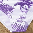 thumbnail image 5 of Utlike Girls Swimwear 4 Piece Swimsuits Tropical Print Halter Bikini Set Bathing Suits With Mesh Pants Cute Swimsuit For Sweet Girls Size 11 Years-12 Years, 5 of 6