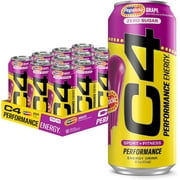 Cellucor C4 Energy Performance Grape Popsicle, 12 Pack of 16oz Cans