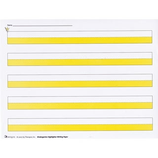 Raised Line Writing Paper - Red and Blue Lines -Package of 50 
