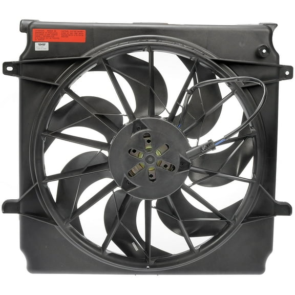 Dorman 620-053 Engine Cooling Fan Assembly for Specific Jeep Models Fits select: 2007 JEEP LIBERTY