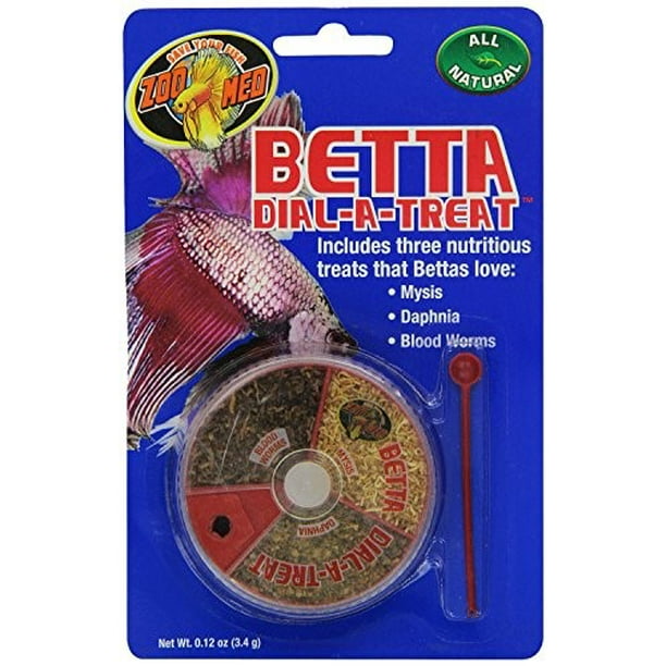 Zoo Med Betta DialATreat Betta Fish Treats, .12 Oz