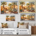 thumbnail image 4 of Designart "Still Life Harmony With Farmhouse And Palm Trees" Palms & Palm Trees Floater Framed Canvas Prints, 4 of 5