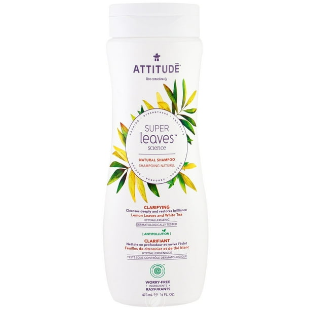 (3 Pack) Attitude Natural Shampoo Clarifying 15.9 Ounce