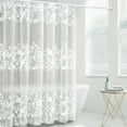 thumbnail image 2 of Bathroom Shower Curtains,70.8" x 70.8" Clear EVA Bathroom Shower Curtains Waterproof No Smell with Rust-Resistant Grommet Hook Bathroom Curtain Liner,1PC, 2 of 6