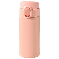 Kchsji Stainless Steel Hot Water Bottle Insulated with Handle 16oz Tumbler,BPA-Free Thermal Flask Travel Mug for Coffee&TeaLeak-Proof Vacuum Cup fo Sports,Gym,Travel,Birthday Gifts for Men Women pink