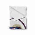 thumbnail image 2 of Eye Soft Flannel Fleece Blanket, Abstract Artwork Woman's Eye Colorful Vibrant Swirls Dots Curvy Lines Feminine Vision, Cozy Plush for Indoor and Outdoor Use, 60" x 80", Multicolor, by Ambesonne, 2 of 6