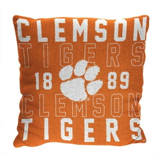 Clemson embroidered pillow sales